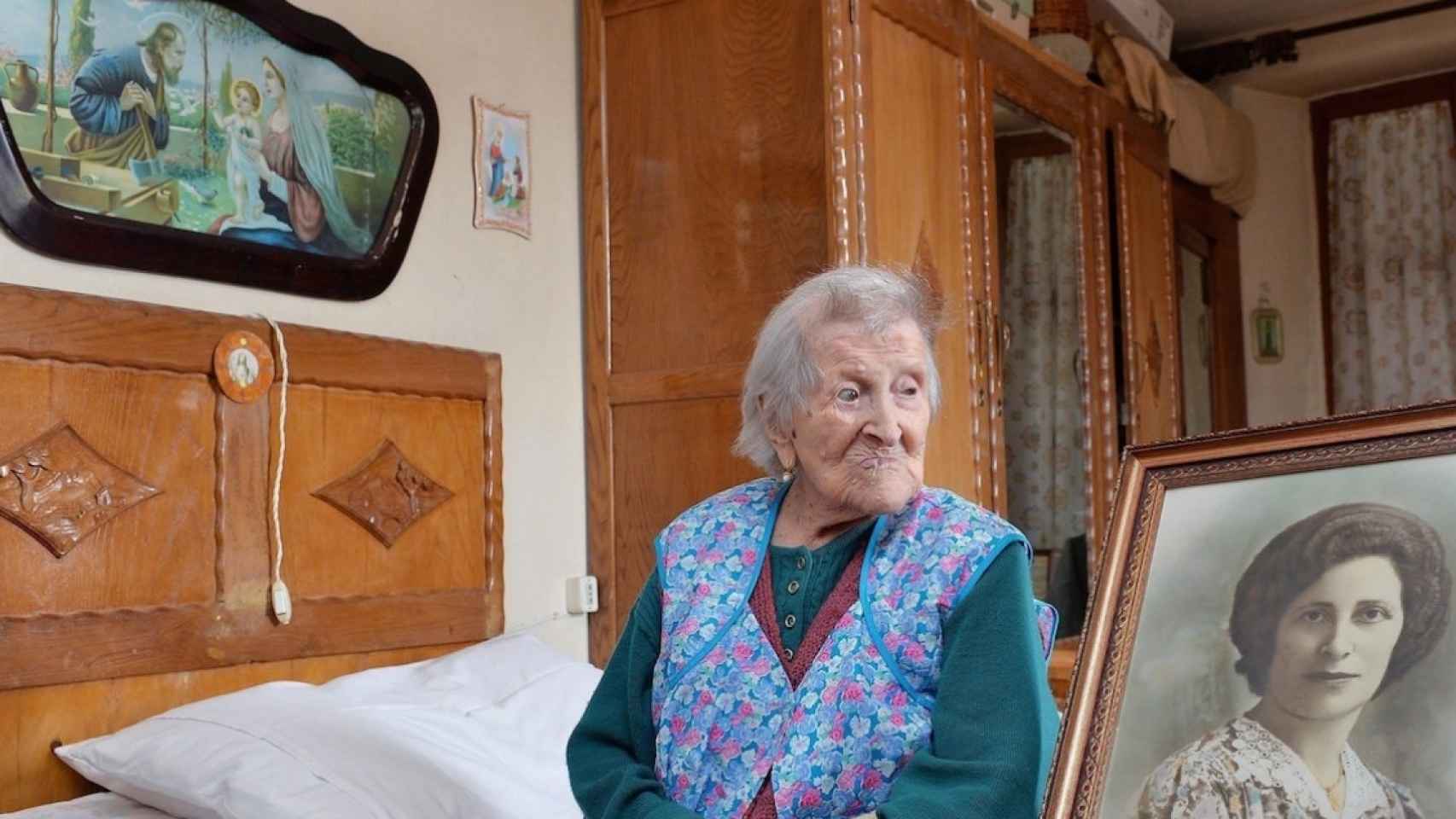 Emma Morano, la mujer más longeva del mundo.