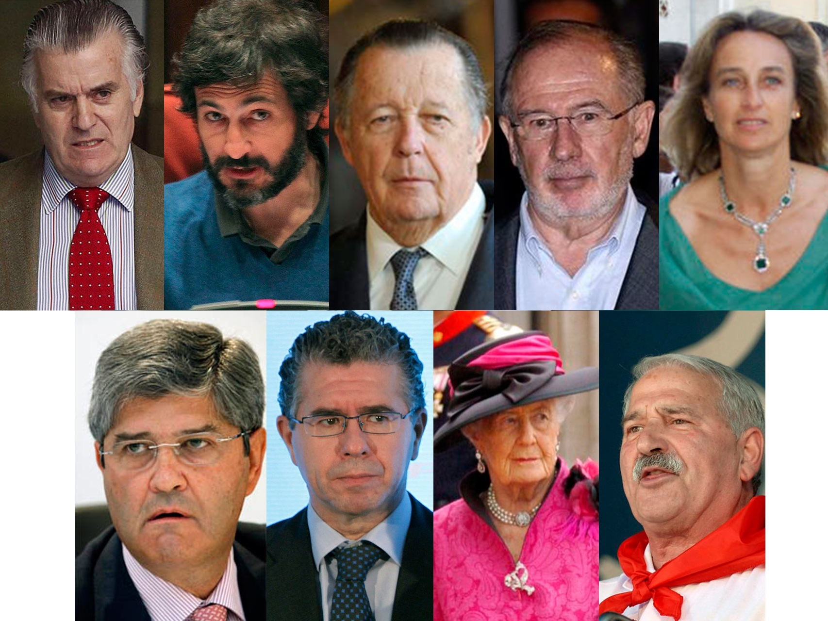 Los rostros más conocidos de los defraudadores que se acogieron a la amnistía fiscal.