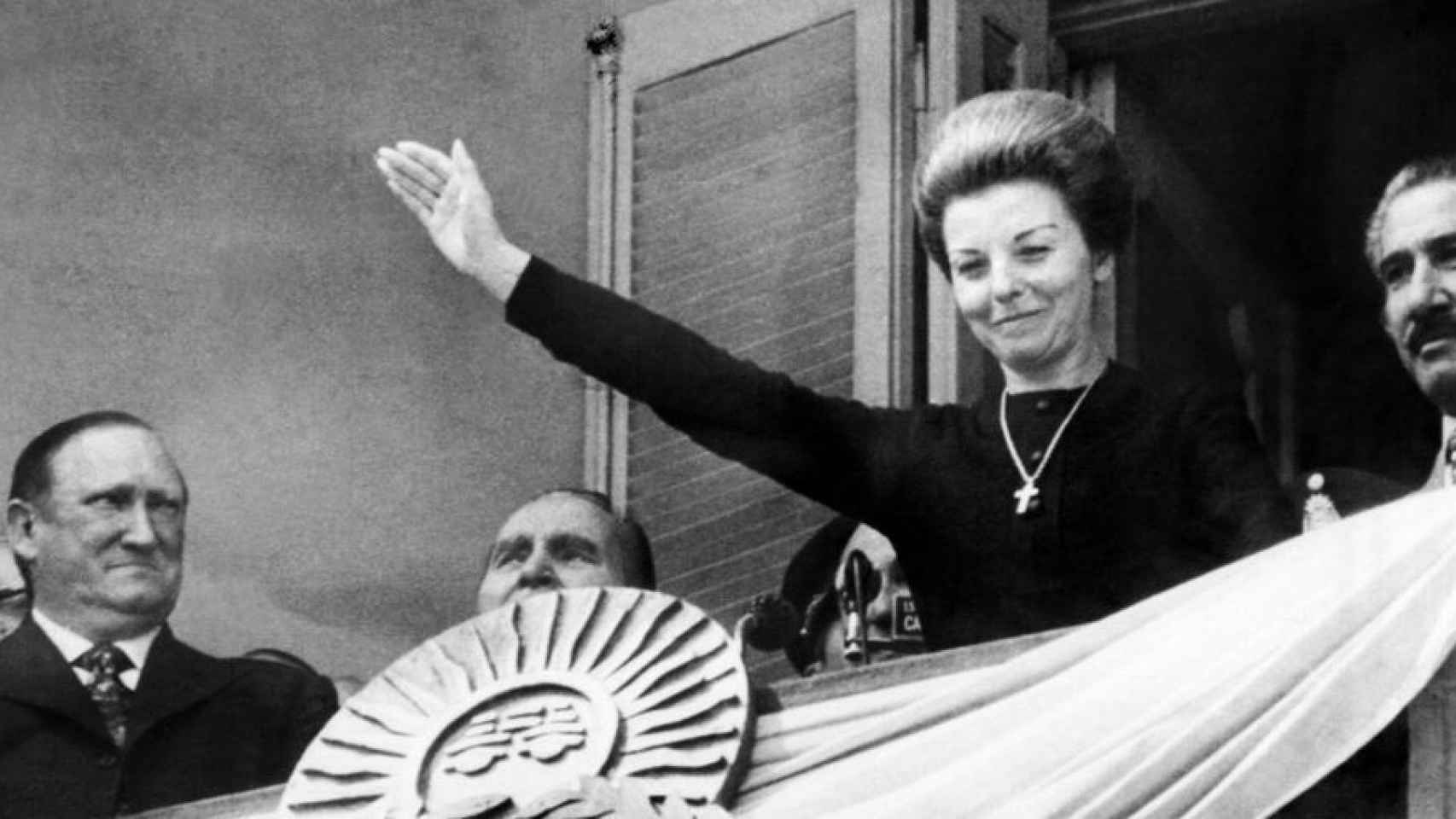 Isabel Perón en Argentina en 1976.
