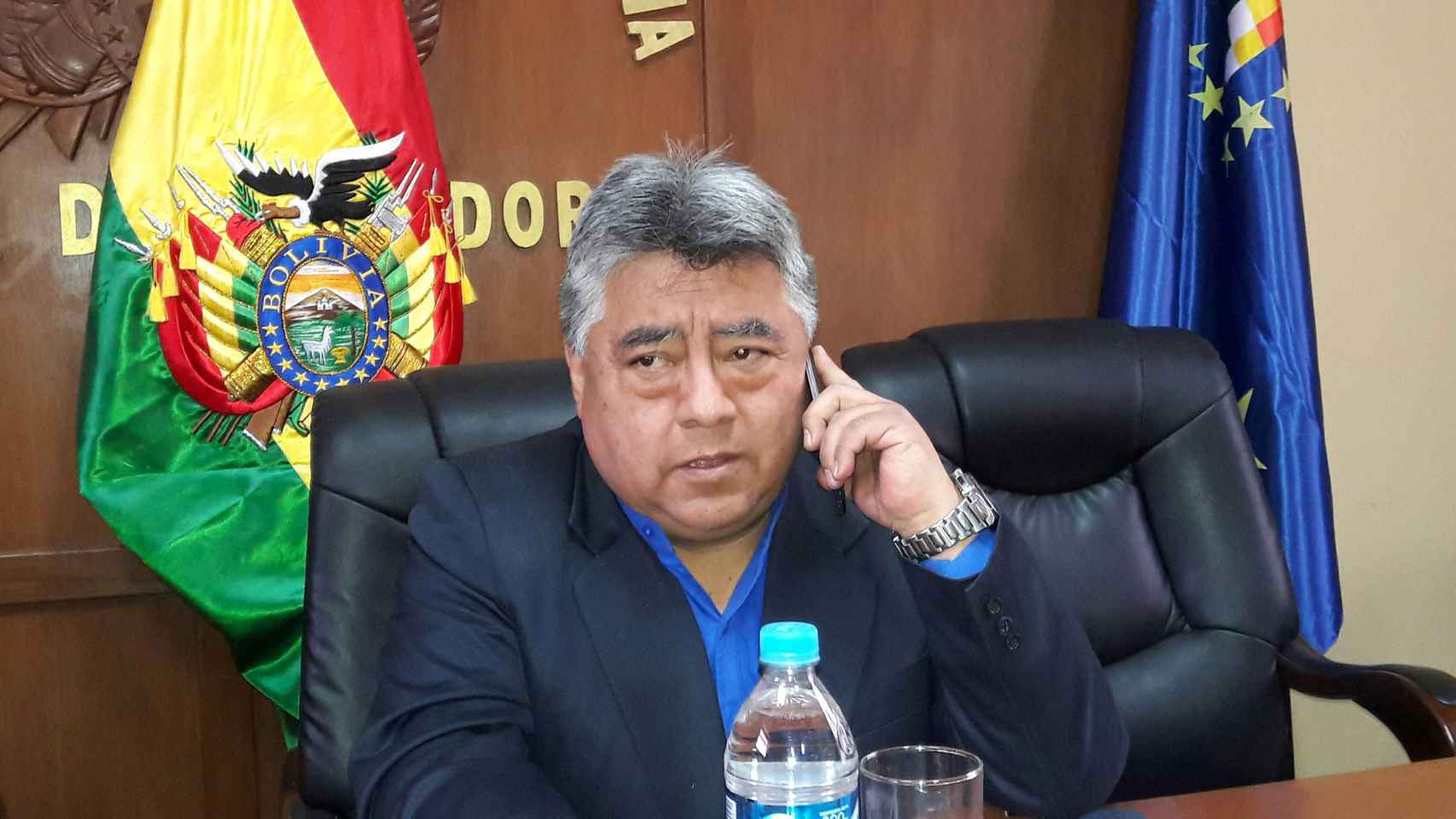 El viceministro de Régimen Interior, Rodolfo Illanes, en una foto cedida por la Presidencia de Bolivia.