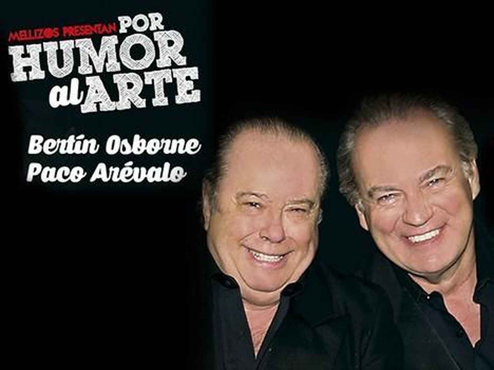 Cartel promocional del espectáculo de Osborne y Arévalo.