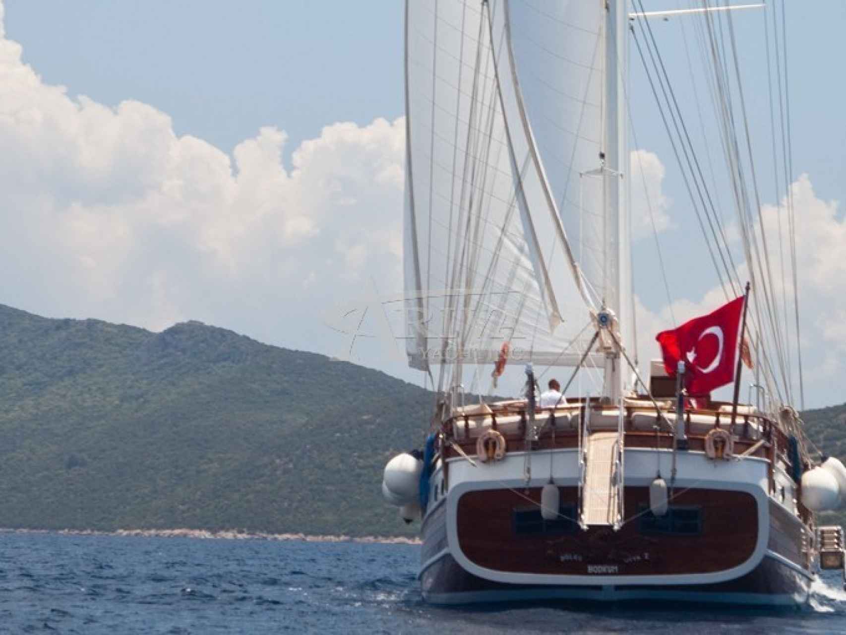La embarcación tiene origen turco.