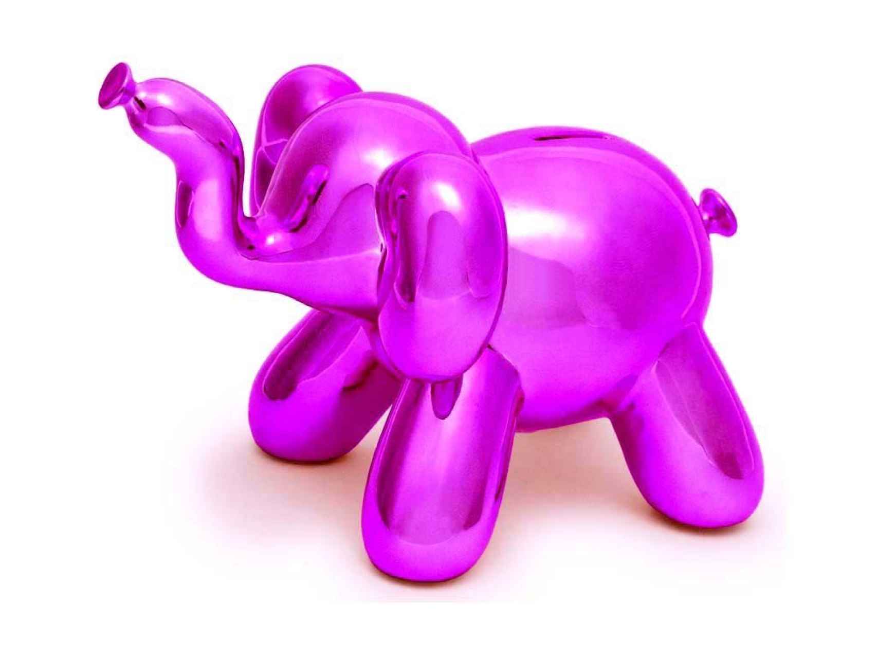 Por 55 euros esta hucha-elefante-hinchable-Koons.