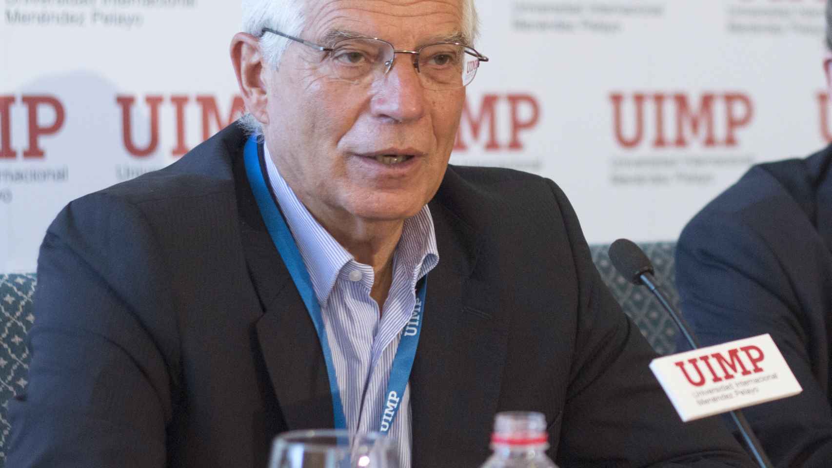 Josep Borrell en la Universidad Internacional Menéndez Pelayo.