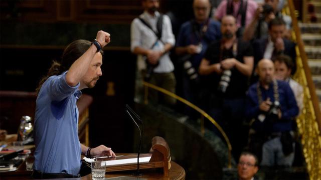 Iglesias, durante su intervención este miércoles.