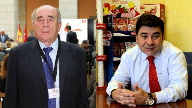 A la izquierda, Onésimo Migueláñez. A la derecha, su hijo: Mario Migueláñez.