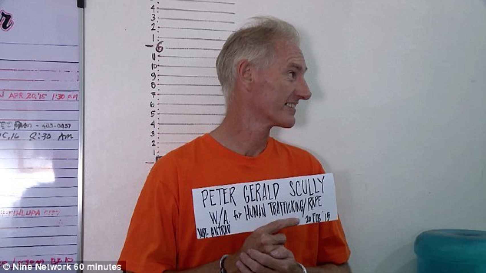 Peter Scully tras ser arrestado en Cagayan de Oro (Filipinas).