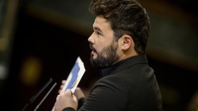 El portavoz de ERC, Gabriel Rufián.