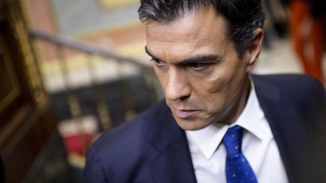 Pedro Sánchez, durante la tercera sesión del debate de investidura.