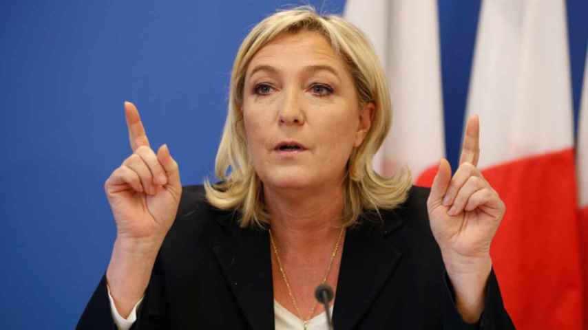 Marine Le Pen, presidenta del Frente Nacional (FN).
