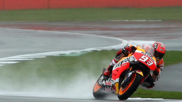 Marc Márquez, durante la clasificación en Silverstone.