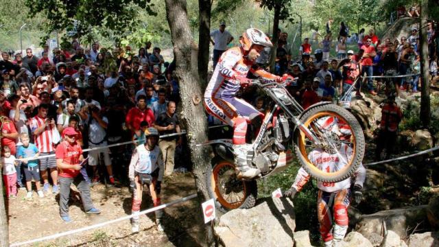 Toni Bou, en plena competición