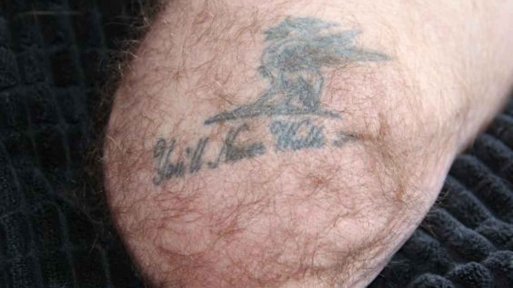 Tatuaje de Andy Grant.