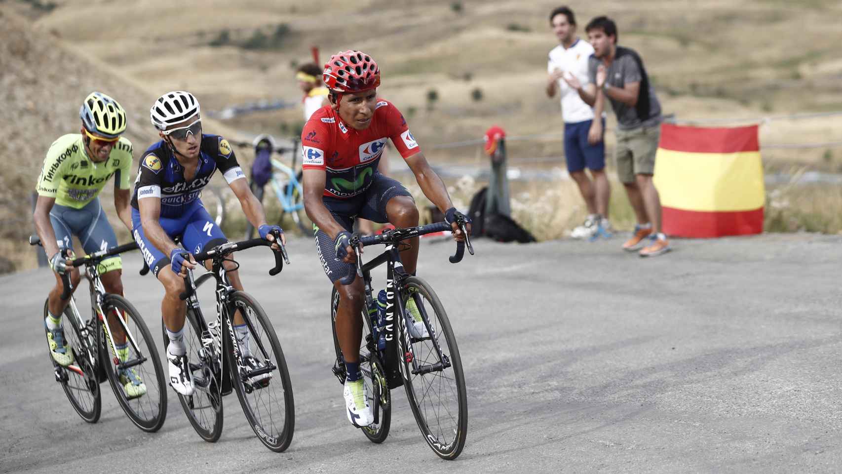 Quintana, por delante de Gianluca Brambilla y Alberto Contador.