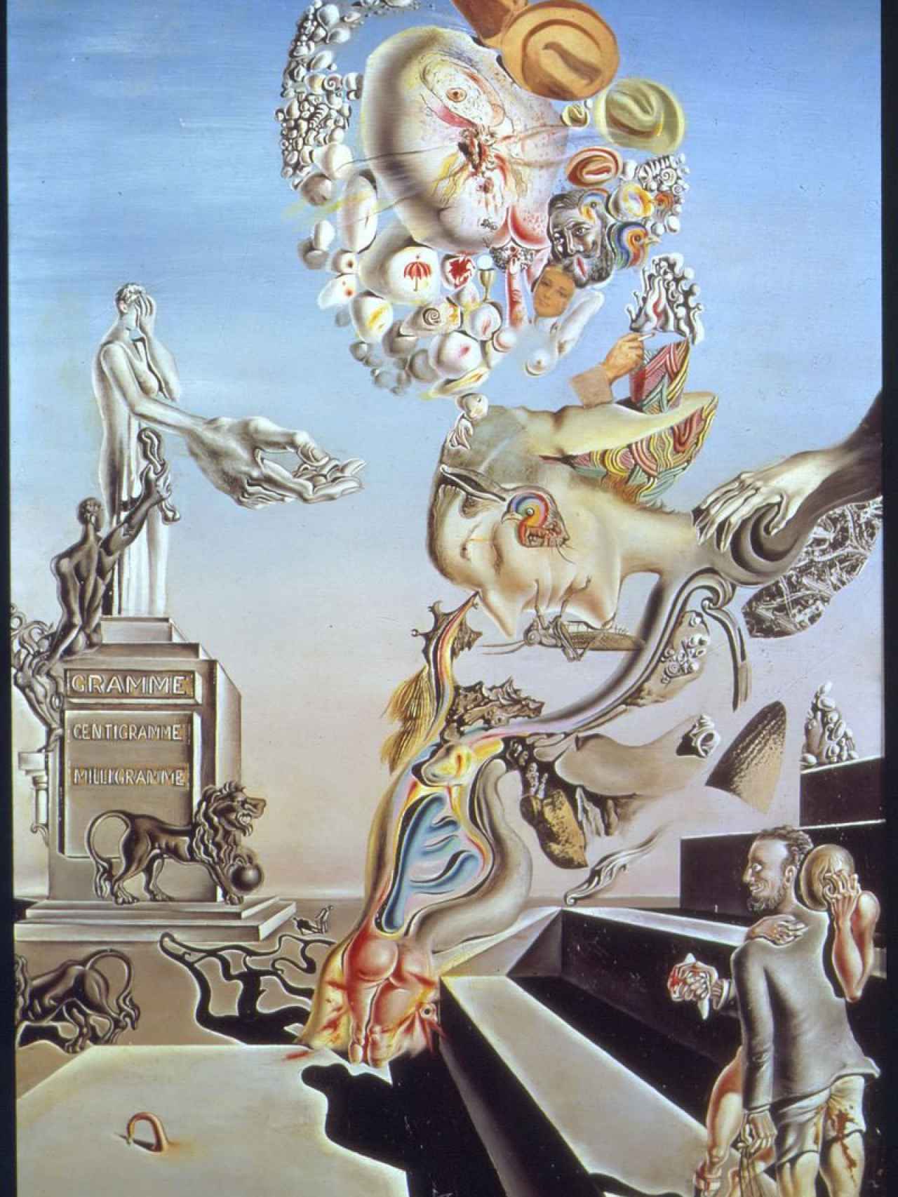 El juego lúgubre, 1929, de Dalí.