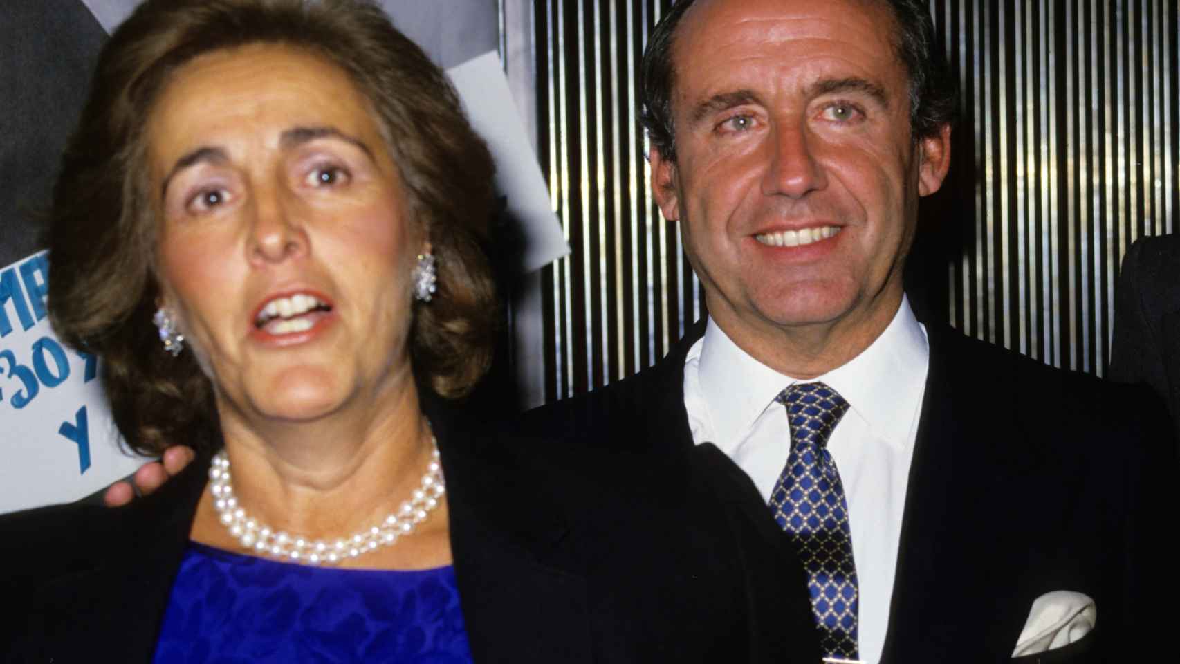 El empresario junto a su mujer Teresa Rivero