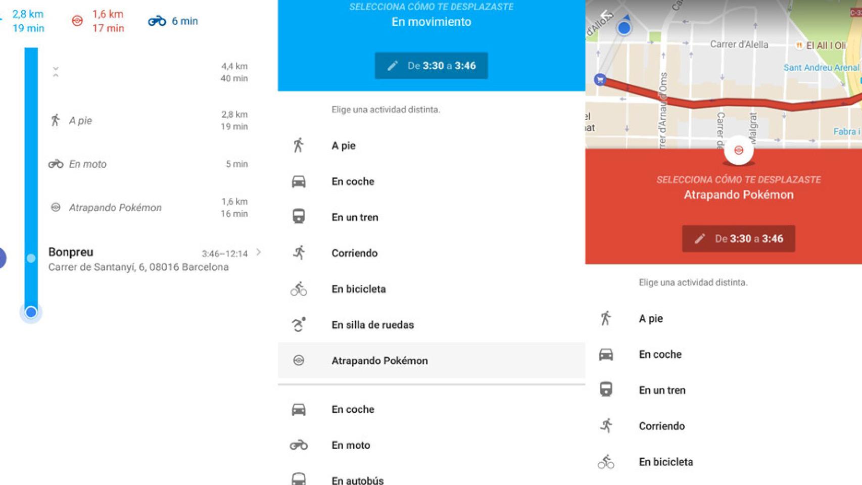 Google Maps ya permite recordar cuándo has estado atrapando Pokémon