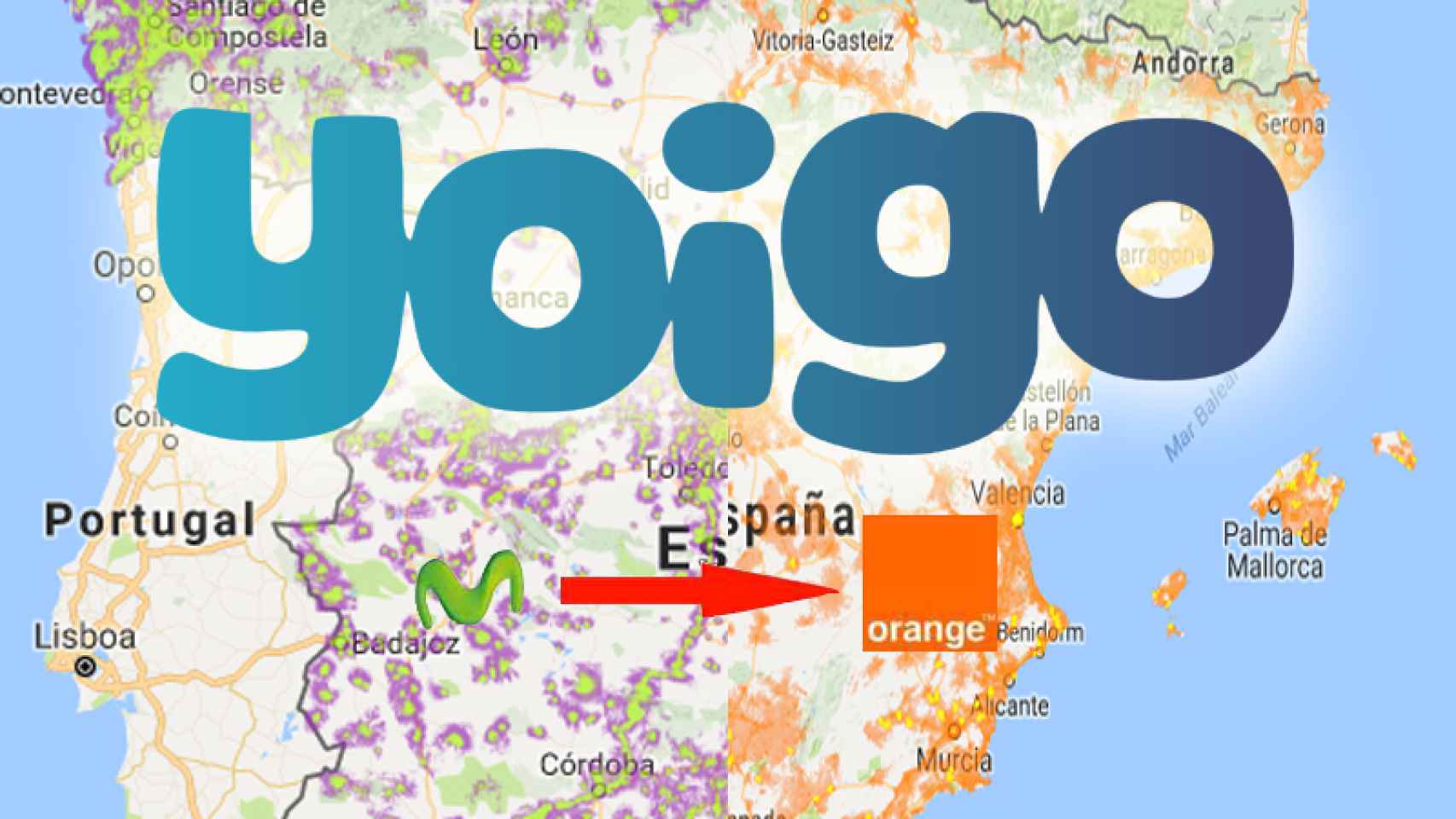 De Movistar a Orange, así te afectará el cambio de cobertura de Yoigo