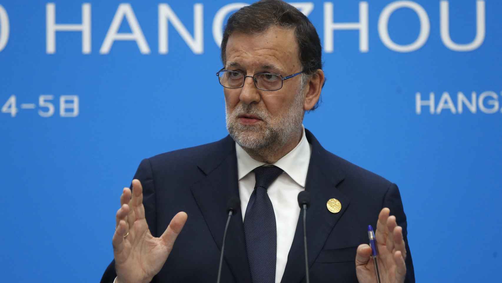 Mariano Rajoy, en comparecencia tras la reunión del G20 en China.