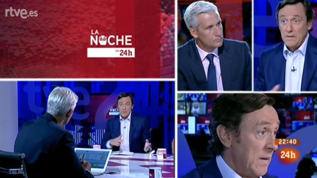 Víctor Arribas se estrena en 'La noche en 24' con una entrevista a Rafael Hernando