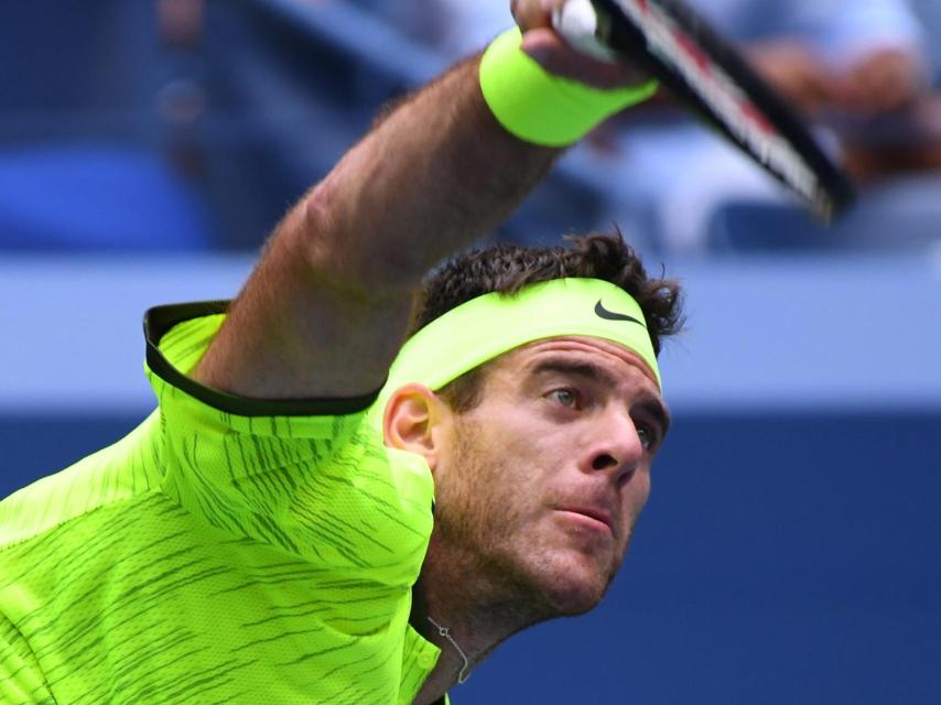 Juan Martín Del Potro durante su último partido en el US Open.