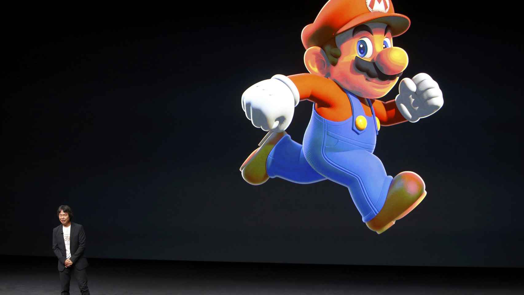 Miyamoto y Mario, dos leyendas en la Keynote de apple.