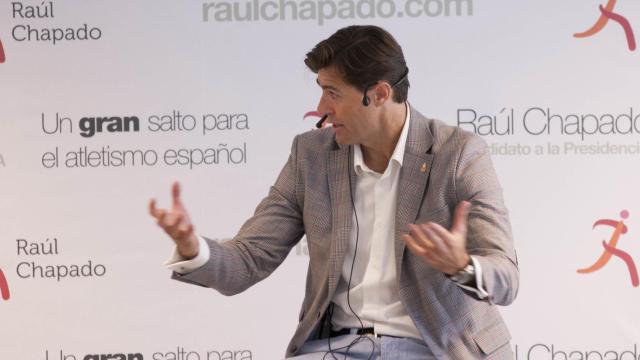 Raúl Chapado, en la presentación de su candidatura.