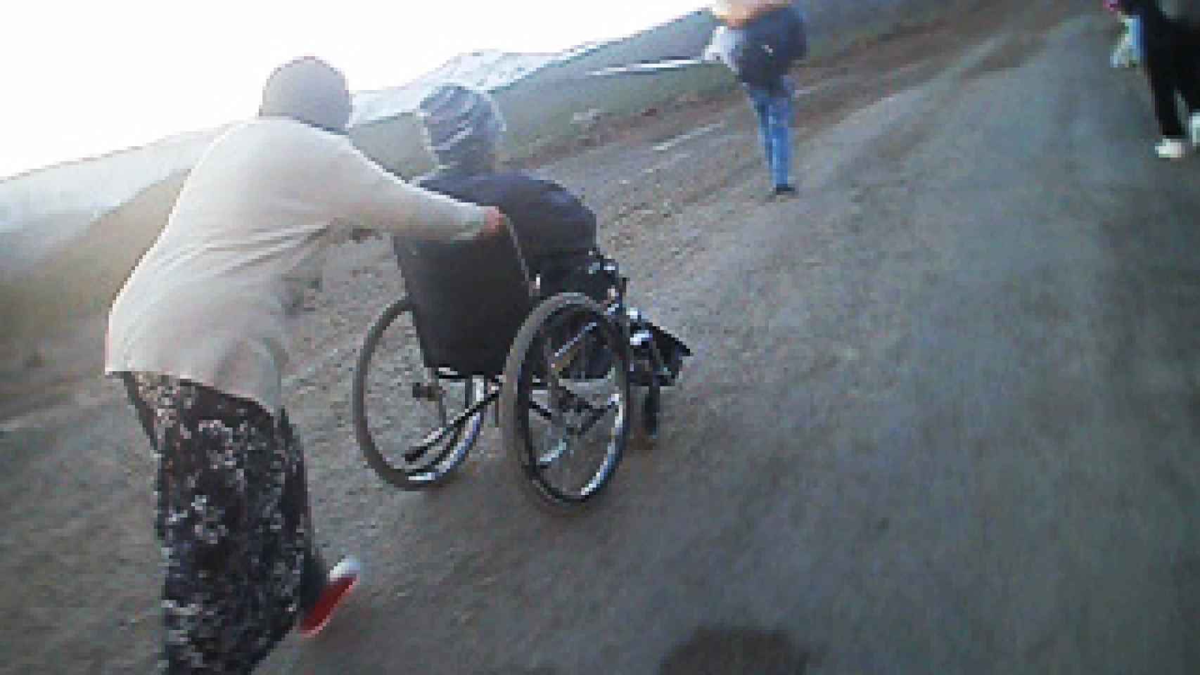Imagen tomada de los vídeos grabados por la familia de Alan y Gyan durante su larga huida.