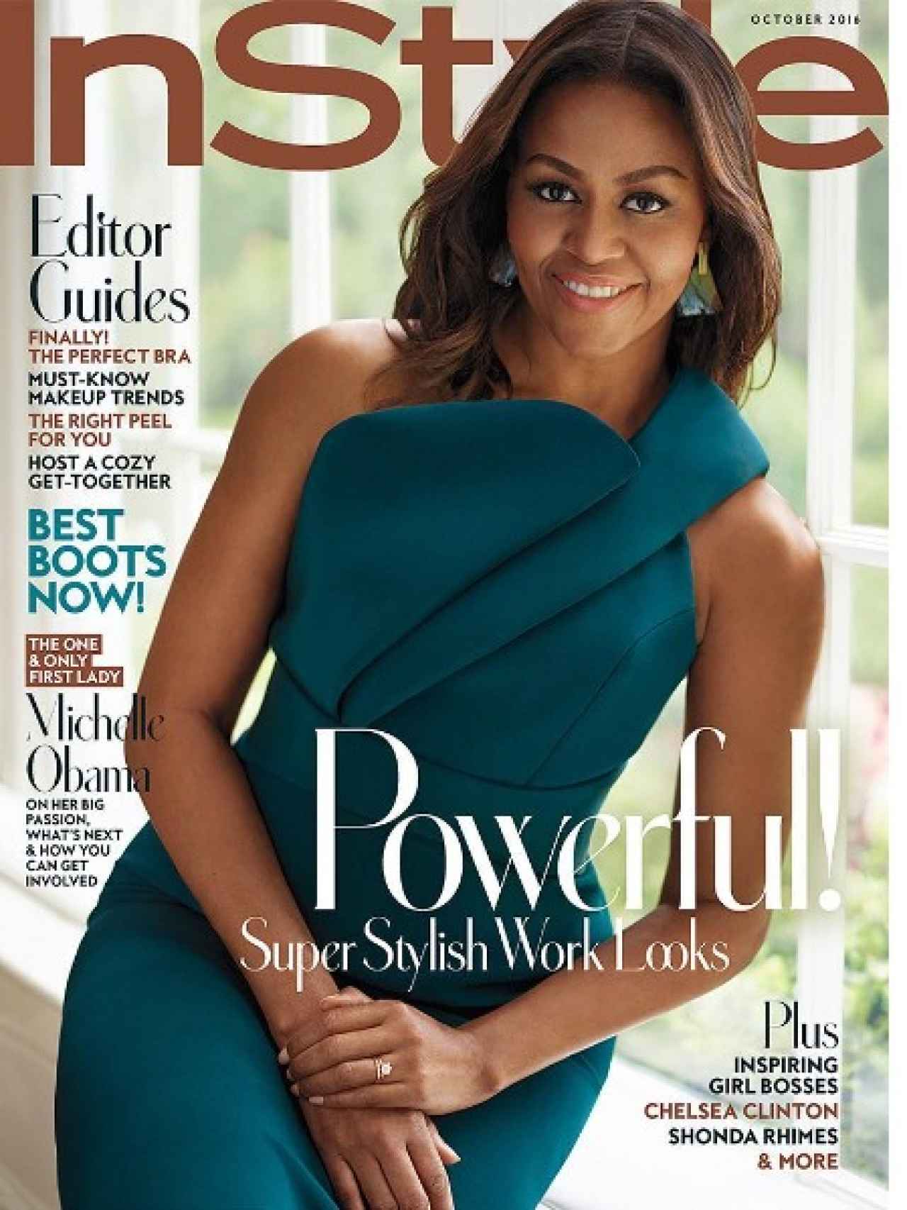 Michelle Obama en la portada de 'In Style'.