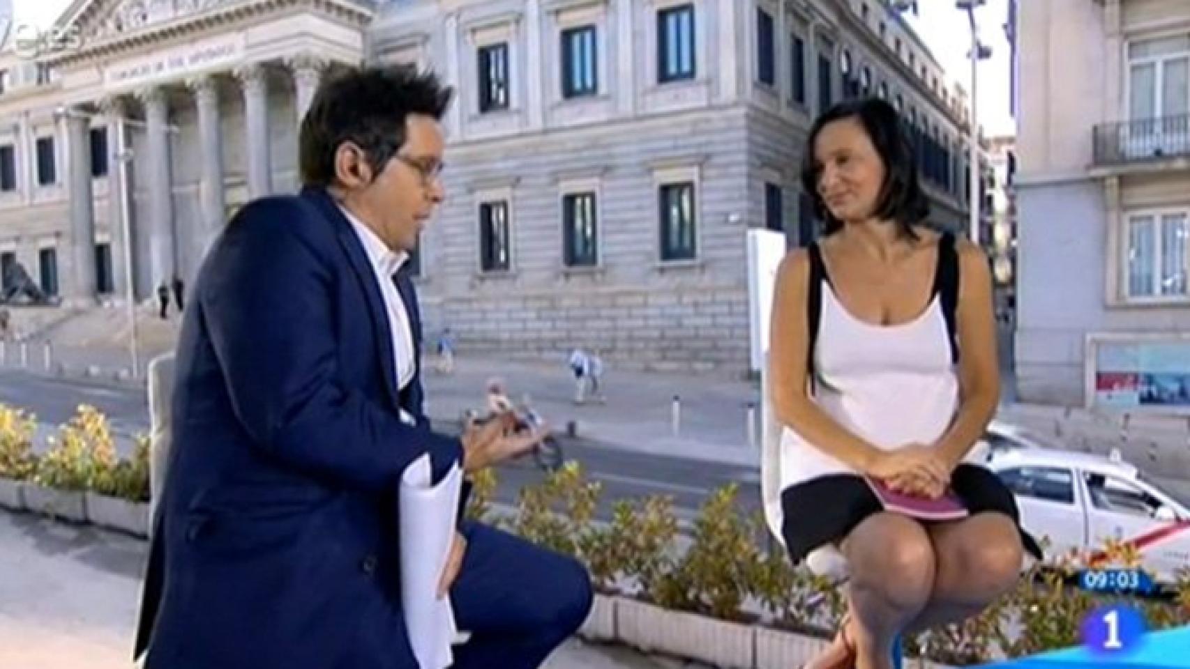 La 1 emite 'Los desayunos' en la calle debido a obras en los platós de TVE