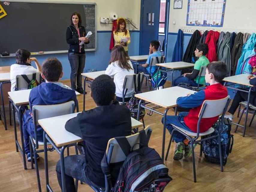 Clase de Primaria de un colegio de Madrid