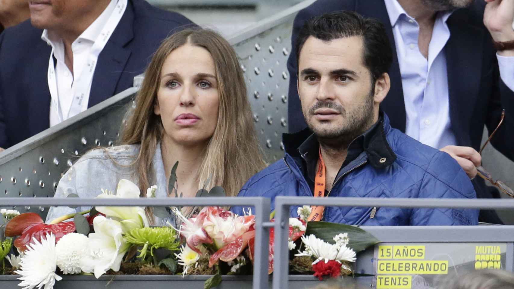 Carola y Emiliano en el Master Series de Tenis de Madrid