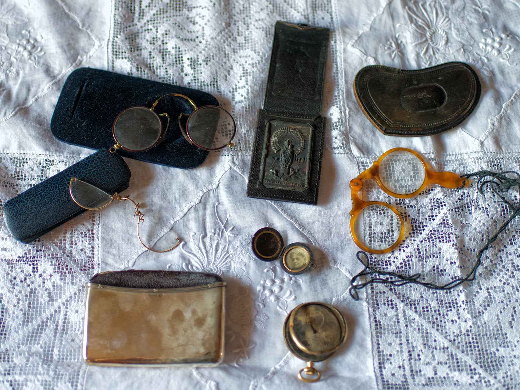 Los objetos de Sanjurjo que sobrevivieron al accidente.