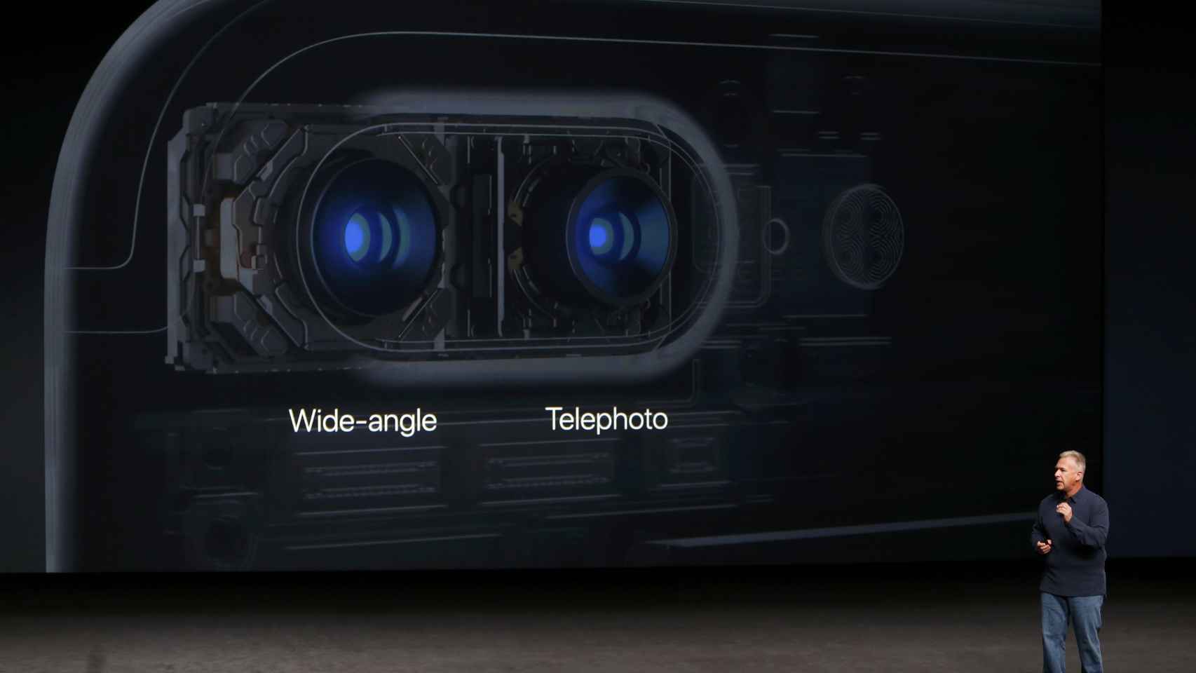 Detalle de la nueva cámara del iPhone.