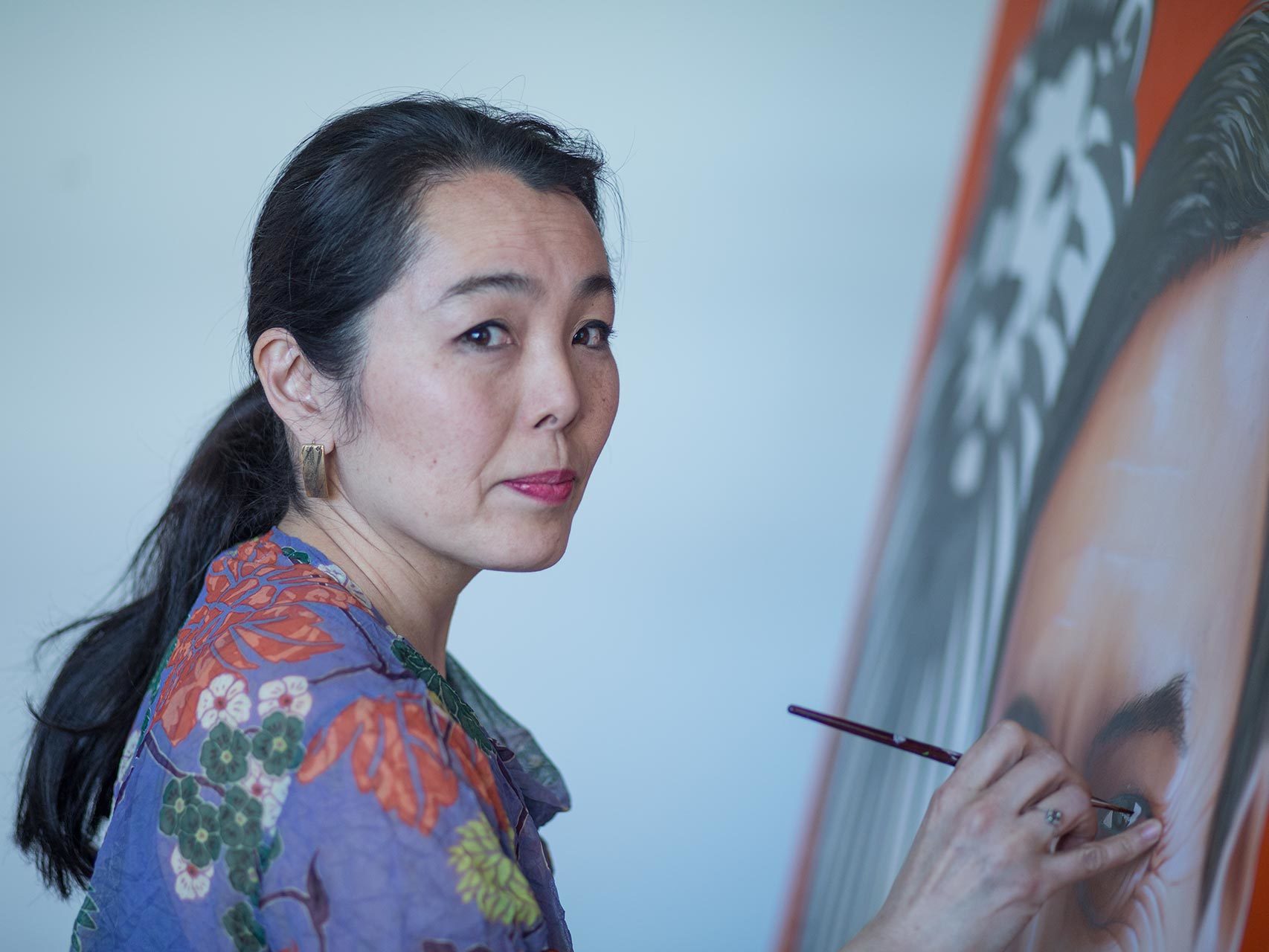 Fumiko Negishi, la pintora que ha demandado a Antonio de Felipe.
