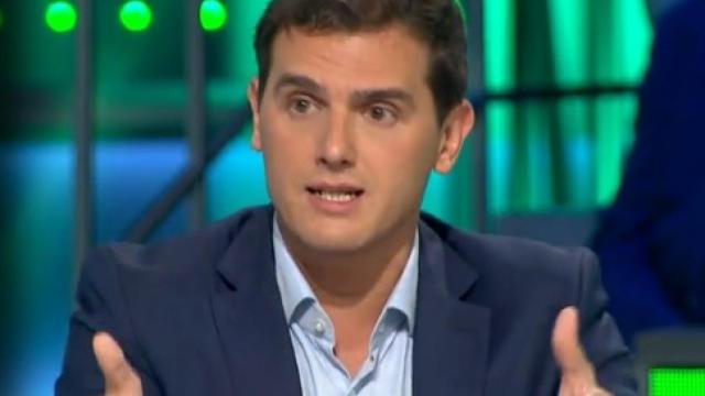 Albert Rivera, durante su intervención en La Sexta.