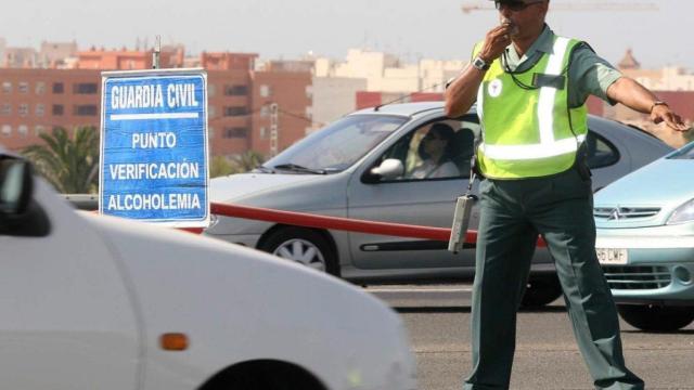 Control de alcoholemia de la Guardia Civil