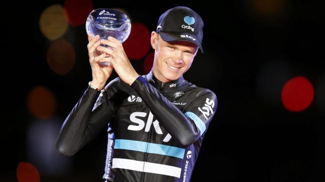 Chris Froome, tras quedar segundo en la Vuelta.