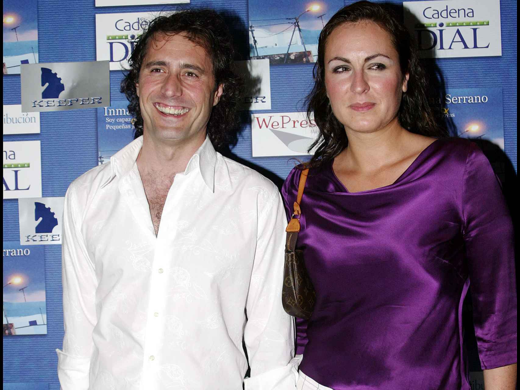Ana Milán junto al padre de su hijo, el cantante y actor Paco Morales.