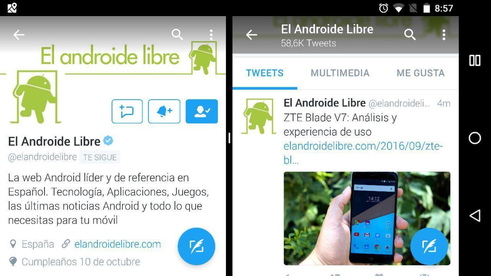 Cómo tener la misma aplicación abierta dos veces en Android 7.0