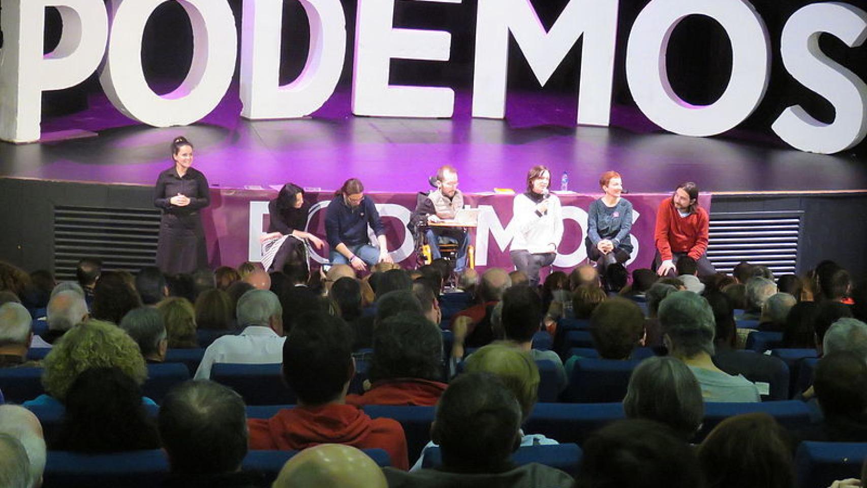 Mitin de Podemos/ Wikimedia Commons