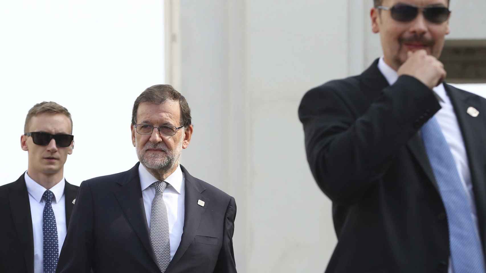 Mariano Rajoy, este viernes en Bratislava, donde participó en una cumbre de la UE.