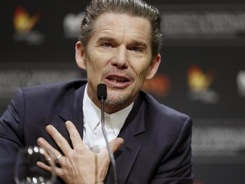 Ethan Hawke presenta su nueva película en San Sebastián.