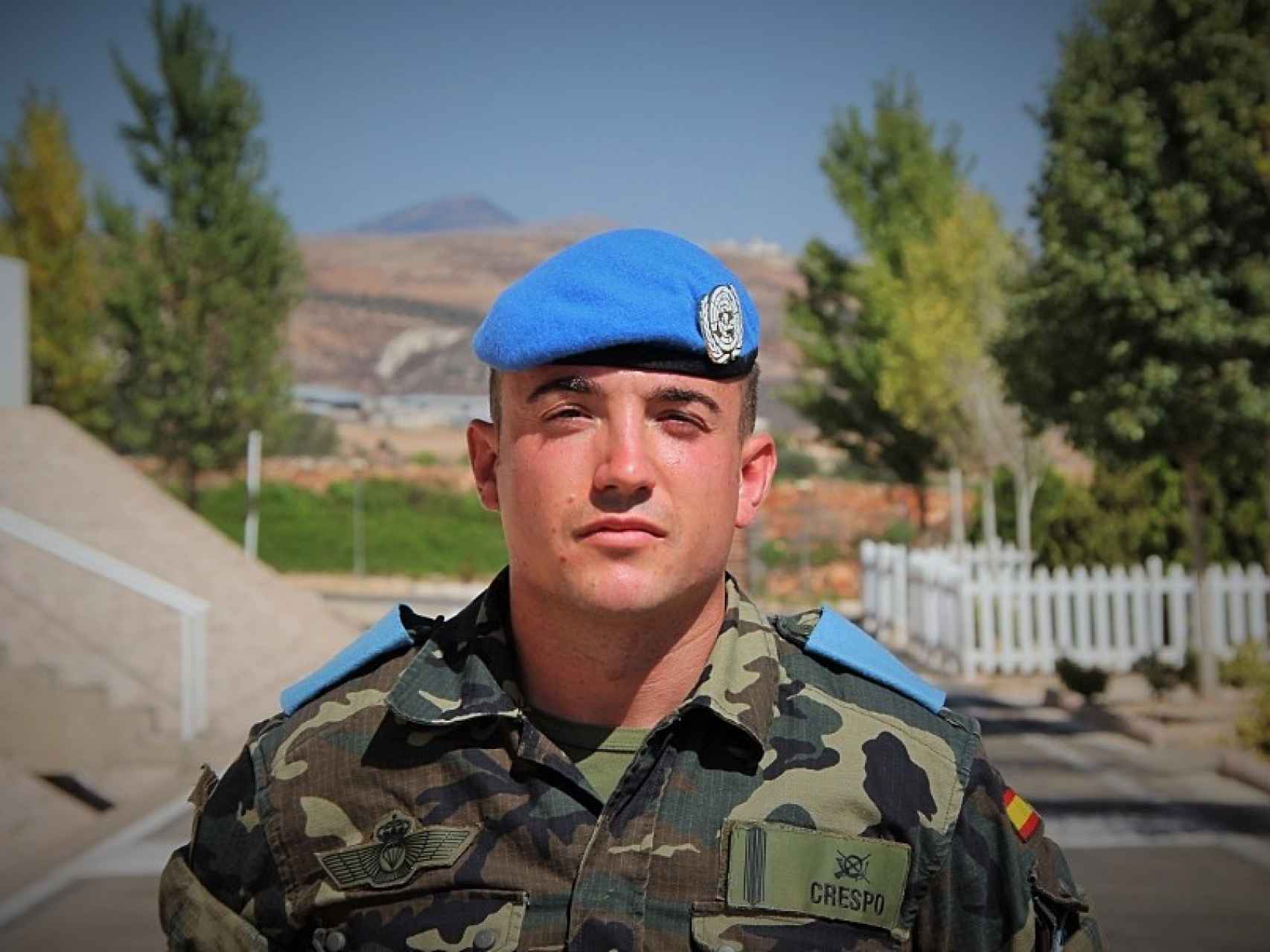 Caballero Legionario Paracaidista Marco Rodríguez, 27 años.