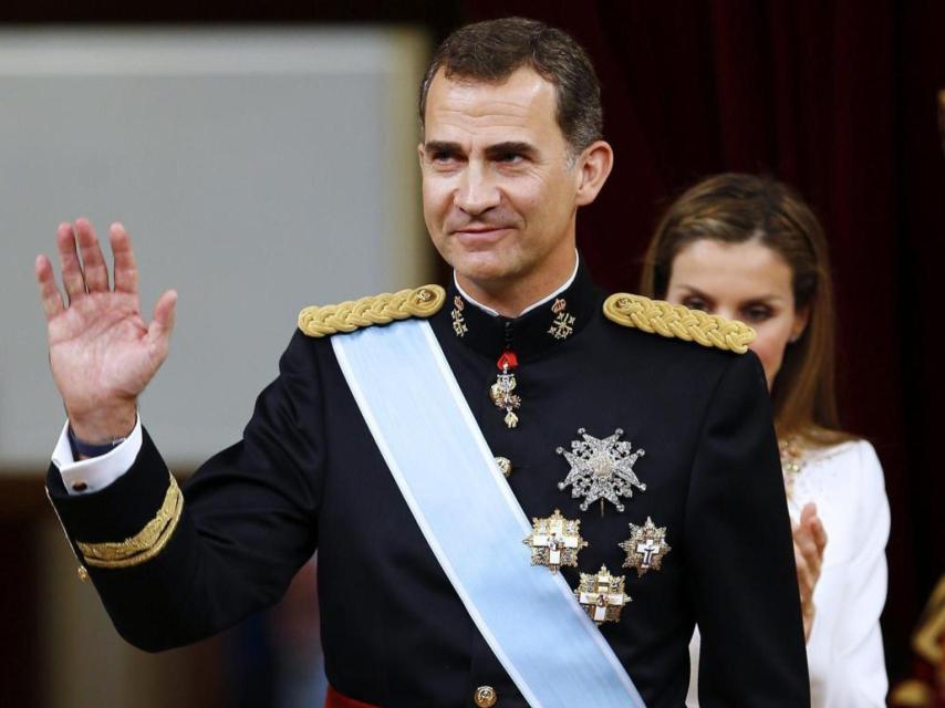 El Rey Felipe VI en un acto oficial.