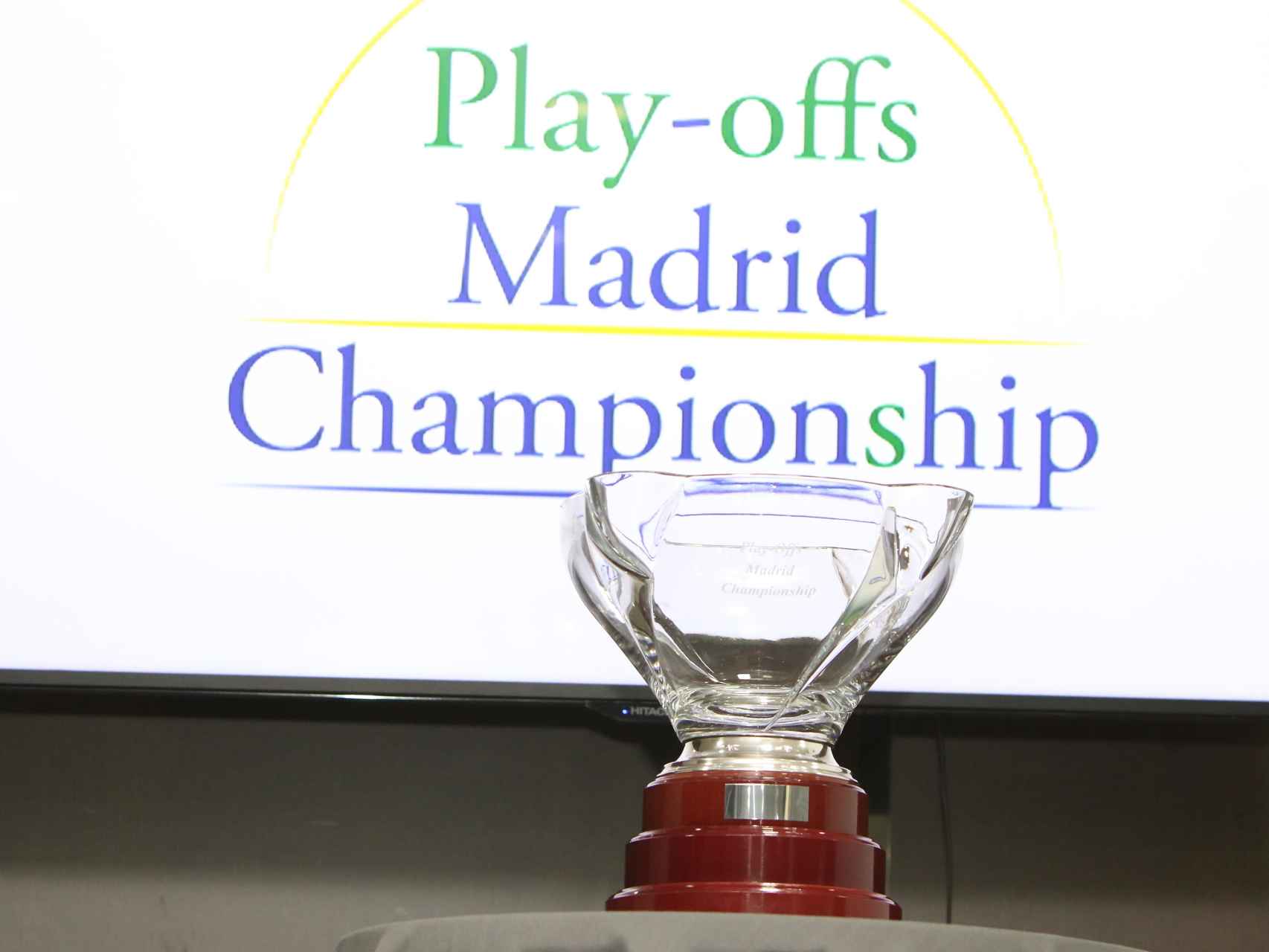 El trofeo de los Playoffs Madrid Championship.