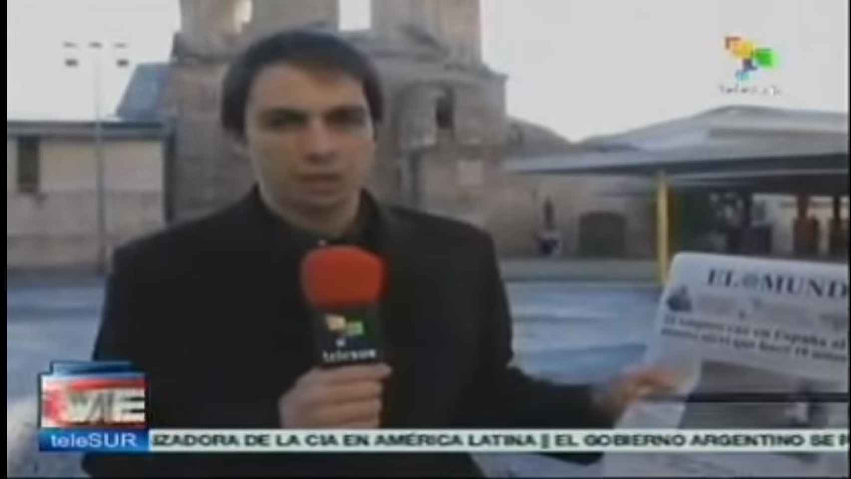 El reportaje de Jacobo Rivero sobre la manipulación de la prensa española para Telesur.