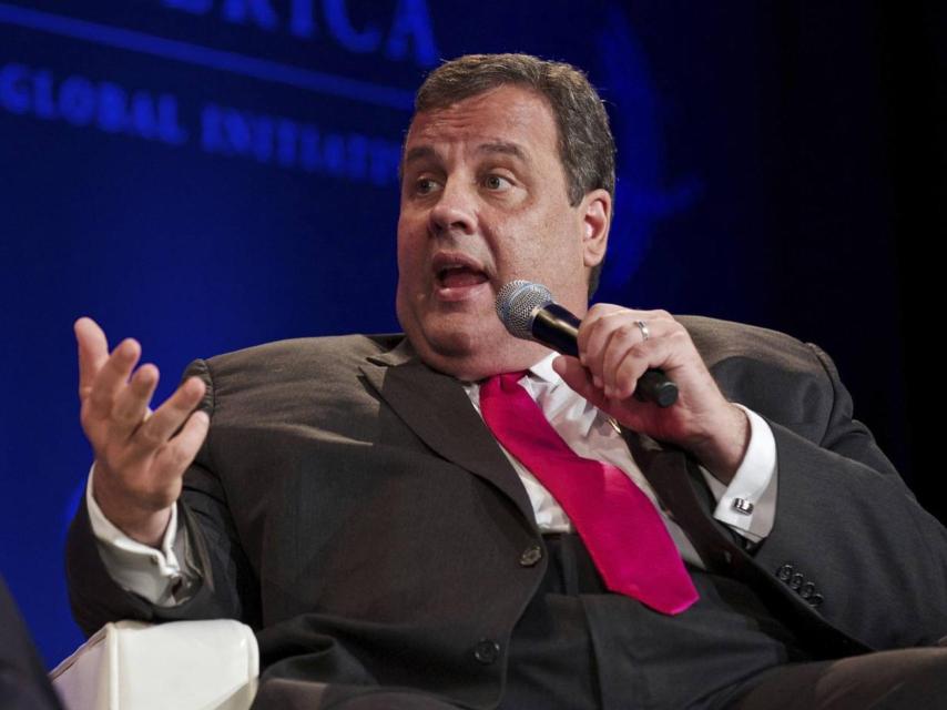 El gobernador republicano del estado de Nueva Jersey, Chris Christie