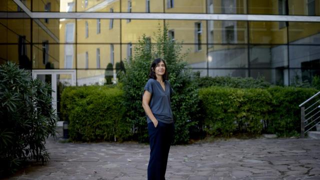 La científica, en la sede del CNIO