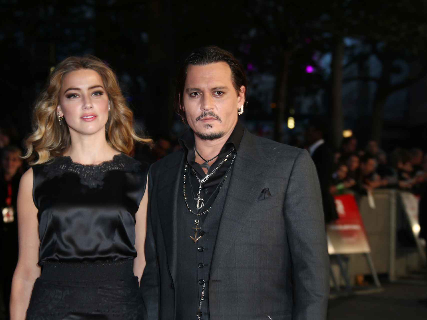 Johnny Depp y Amber Head, en una imagen de archivo.